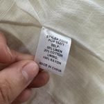 Skies Are Blue  Blazer Womens Small‎ Yellow Linen Blend Lightweight Floral Jacket Photo 3