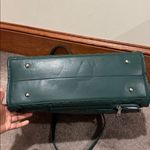 Green Quilted Pleather Travel Tote Bag Photo 2