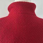 Dana Buchman Red Wool Zip Front Coat sz 6 Photo 5
