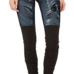 Alo Yoga Goddess Ribbed Ruched Leggings Black Marble Photo 0