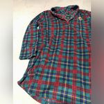 Ralph Lauren Lauren  Plaid nightgown long sleeve fleece Photo 1