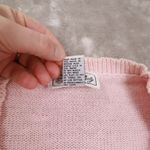 Private Party Vintage PInk Embroiderd 80s Long Sleeve Cardigan Cottagecore Women's Medium Photo 8