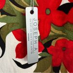 Joseph A NWT $78 . Red and Green Floral Sweater Blouse Top Women’s size 1X “Jane” Photo 4