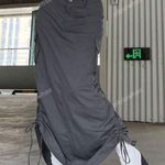 SheIn Gray Cargo Maxi Skirt M NWOT Photo 0