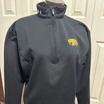 Under Armour  Womens Small Half ZIP Black Iowa Hawkeyes Pullover Photo 0