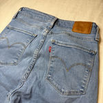 Levi's  721 high rise skinny light wash blue jeans Photo 10