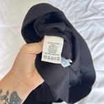 Abbeline  Womens Medium Black Leggings Faux Leather Side Panel Office Business Photo 2