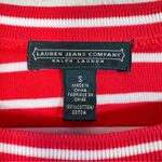 Ralph Lauren Lauren Jeans Company Red White Striped Mini Tee Shirt Dress Womens Photo 4