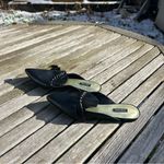 Nine West  Aliby Pointed Flat Mules Womens 9.5 Black Slip On Casual‎ Shoes Photo 3