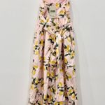 Moodie Belted Poplin Lemon Pleated Midi A Photo 3