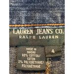 Ralph Lauren Lauren Jeans Co Blue Denim Jean Skirt Women Size 4 Back Slit Photo 4