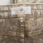 Flared Tan Denim Jeans Size M Photo 4