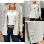 Pendleton Vtg Linen Mix Blazer Jacket 6 Beige Country Western Office Capsule USA Photo 1