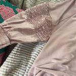 Free People NWT  Moment Sweatshirt Lilac Photo 4