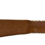 Vintage Judith Leiber Snakeskin Leather Belt Gold Metal Stone Buckle Adjustable Tan Photo 4