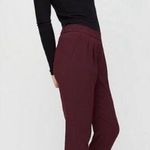 Babaton Aritzia Maroon Cropped Trouser Pants Photo 0