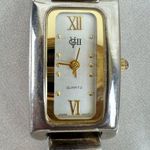 Gloria Vanderbilt Vintage Bracelet Watch Silver & Gold Tone *Needs Battery* Photo 5
