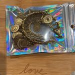 None Boho Gypsy coins necklace in gold tone metal and rhine stones Photo 10