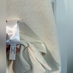 Madewell  Crepe Square-Neck Puff-Sleeve Top Antique Cream 2X NWT Photo 7