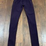 Prairie Underground Zipper Girdle Skinny Purplish Navy Pants Size XS Photo 8