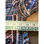 American Eagle  Flounce Floral Patch Short Sleeve Lace‎ Up Top Size Sz Small Boho Photo 3