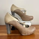 Hush Puppies Womens  Suede Retro Platform Block Heel Pumps Colorblock Size 9M Photo 1