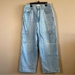 frame denim NWOT Frame High Rise Baggy Pocket Jeans Revolve Light Wash 31 Photo 2