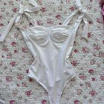 White Tank Bodysuit Photo 0