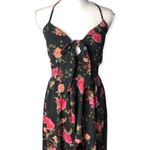 Tox:K3 Sleeveless Halter Neck Floral Cut Out Romper Dress Size L Photo 36