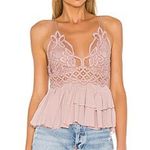 Free People NWT  Adella Cami Color: Mauve Size S Photo 3