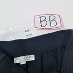 St. John Black Knit Pleated A-Line Short Made in USA Photo 9