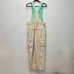 Free People Movement NWT  Morning Meadow Onesie, Oatmilk Combo Tan | Size Small Photo 3