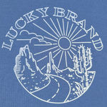 Lucky Brand | NWOT | Small | Women's Blue Desert Graphic Short Sleeve T-Shirt Photo 1