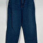 Madewell  Baggy Straight Jeans Womens 28 Blue Denim Cotton Stretch High Rise Photo 0