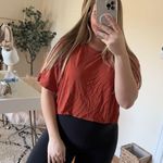 Urban Outfitters  orange cropped tee Photo 1