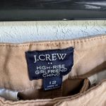 J.Crew Tan High Rise Girlfriend Chino Tapered Leg Pant Womens 12 Careerwear Photo 3