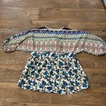 Gibson Latimer  Women’s Multiprint Tunic Top - Size Small Boho Casual Made in USA Photo 5
