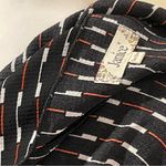 Jantzen  Black and White Striped Cardigan kimono Photo 4