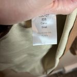 Camel Brown Pleather Shacket Photo 2