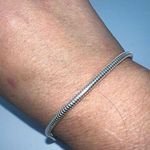 Sterling Silver 925 Made in Italy Charm Bracelet Fits all Charms Photo 0