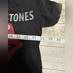 The Rolling Stones  Women’s S Black 1975 US Tour Graphic Short Sleeve Tshirt Photo 2