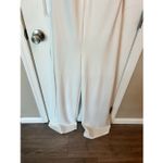 Lulus Lulu’s Thinking Out Loud White Backless Jumpsuit large NWT Photo 1