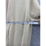 Kenar  Women's Cardigan Open Front Solid Beige Size Small Silk Wool Blend Photo 5