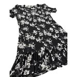Michael Michael Kors Botanical Print Matte Jersey Dress Black & White Size XL Photo 4