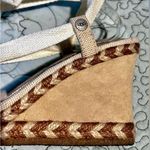 UGG  Australia Amelie  Linen Espadrille Wedge Sandals w/ Shearling Boho Sz 7💛 Photo 6