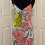 Lovely Day  Floral Midi Dress in Pink and Yellow Photo 1