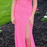 Sherri Hill Pink Prom Dress Photo 4