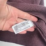 A New Day  Women's V Neck Collared Ribbed Sweater Purple Sz M Photo 4