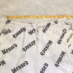 Refuge blessed all over print with drawstring joggers in white/black size XL Photo 4