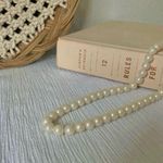 Powder Pink Pearl Necklace Vintage “Dinah” Peachy Elegant Classic Minimal Pearlcore Photo 1